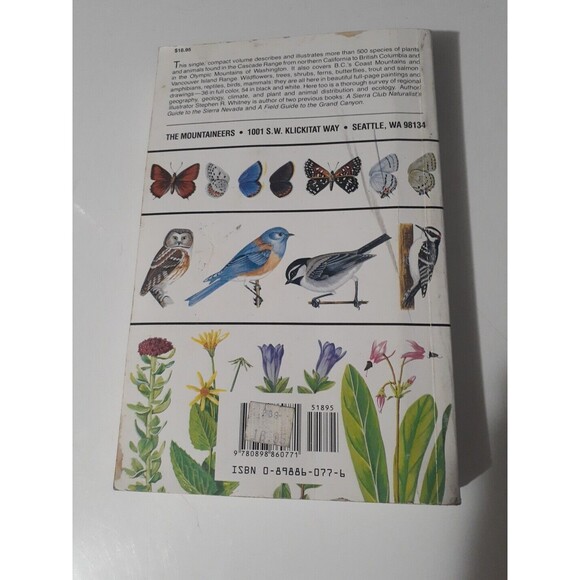 FIELD GUIDE TO THE CASCADES AND OLYMPICS By Stephen Whitney Good Condition - Picture 2 of 5